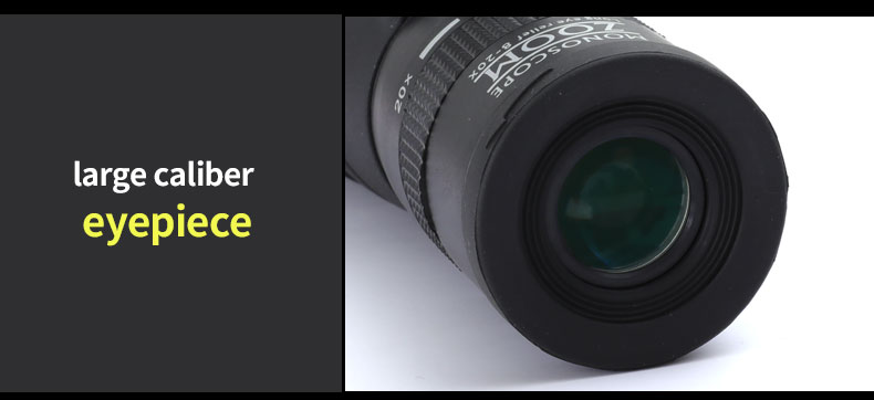 Compact Μονόκυαλο Super Zoom 8-20x50 με Ρύθμιση Μυωπίας, Κοντινή Εστίαση / Near Focus, Night Vision, BAK4 FMC Πρίσματα, Τηλεσκόπιο profitstore